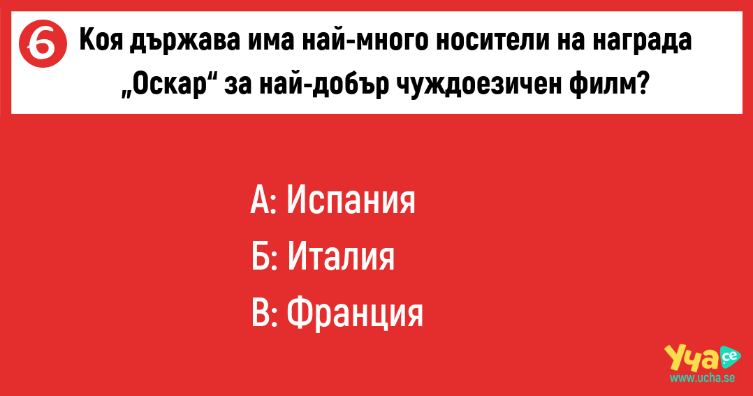 Провери знанията си за наградите „Оскар“ с този забавен тест