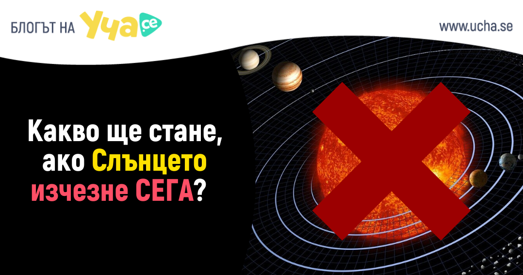 какво ще стане ако слънцето изчезне сега